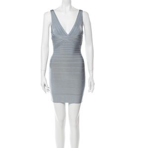 HERVE LEGER Sleeveless Mini Dress